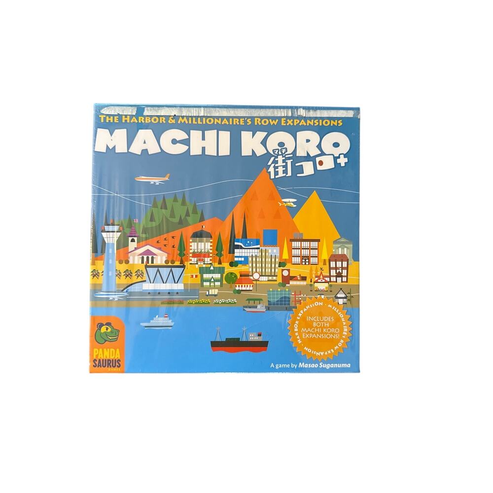 NEW Sealed Machi Koro The Expansions PandaSaurus Games Harbor Millionaire's Row